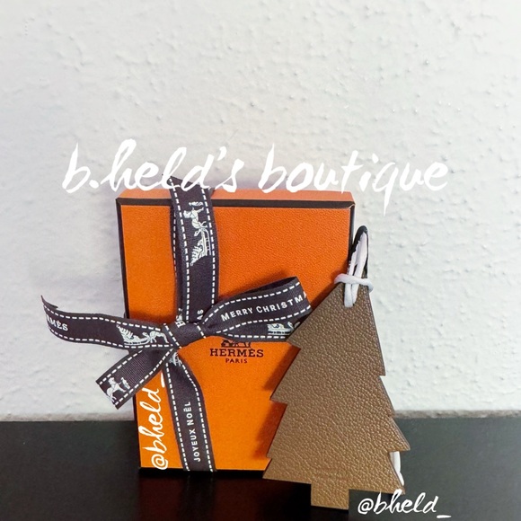 Hermès Pine Tree Charm Petit H (Leather & Silk) Brand New NWT - Picture 3 of 16